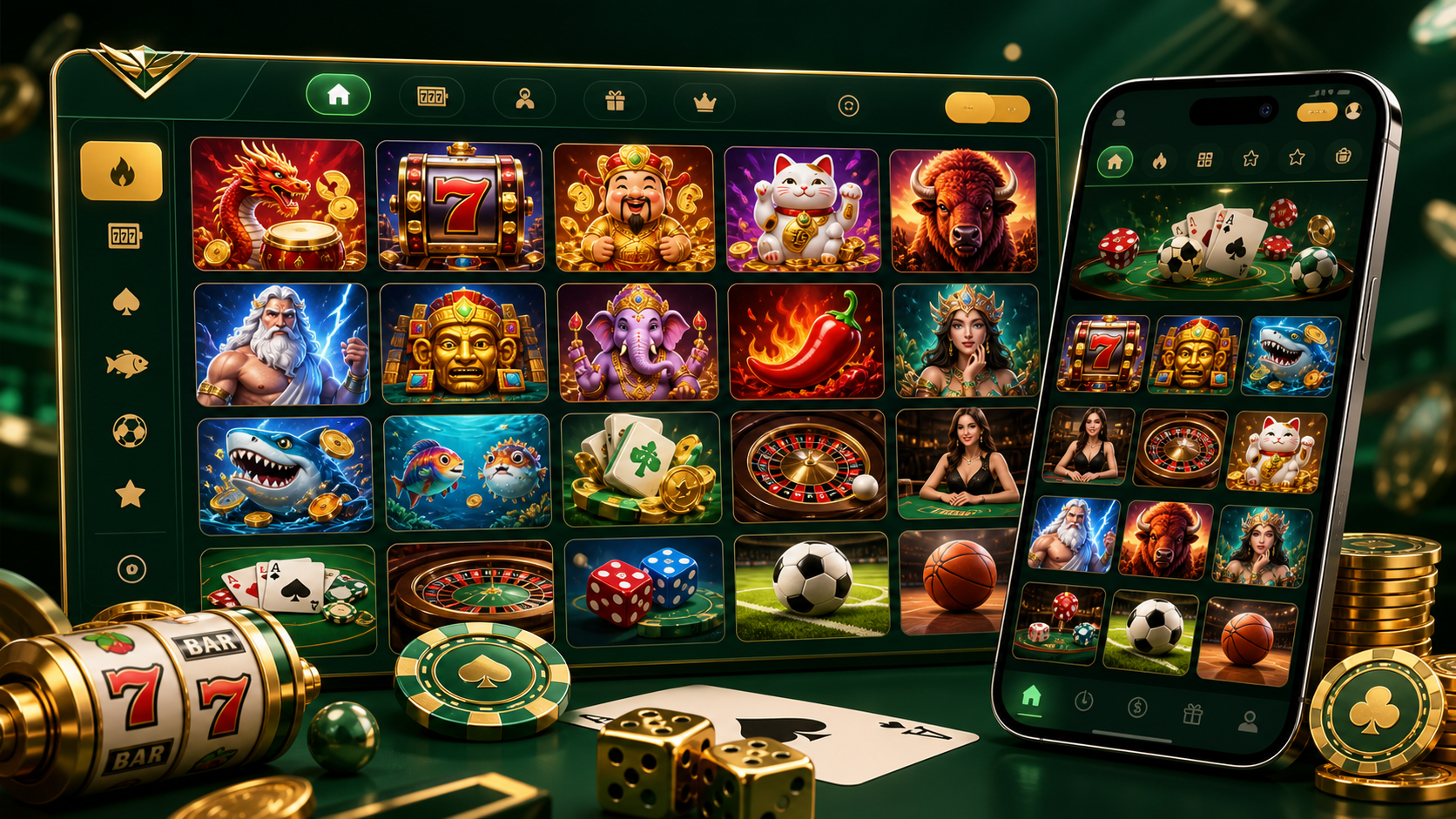 2ph game library visual