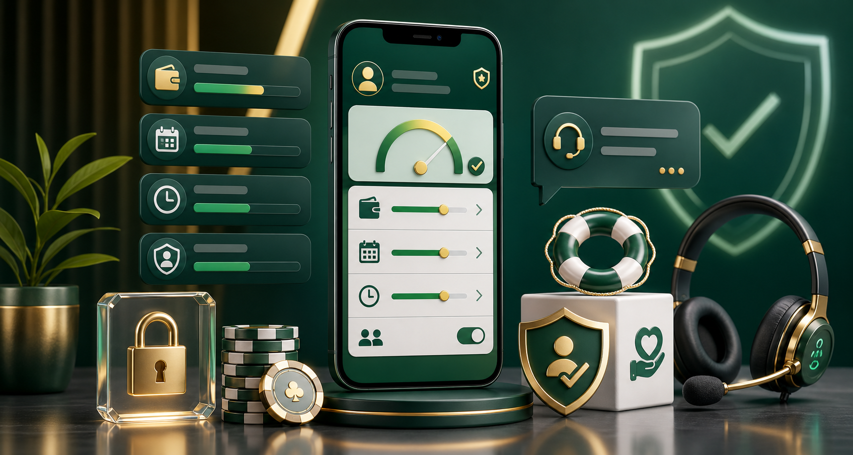2PH rewards support and safe gaming visual